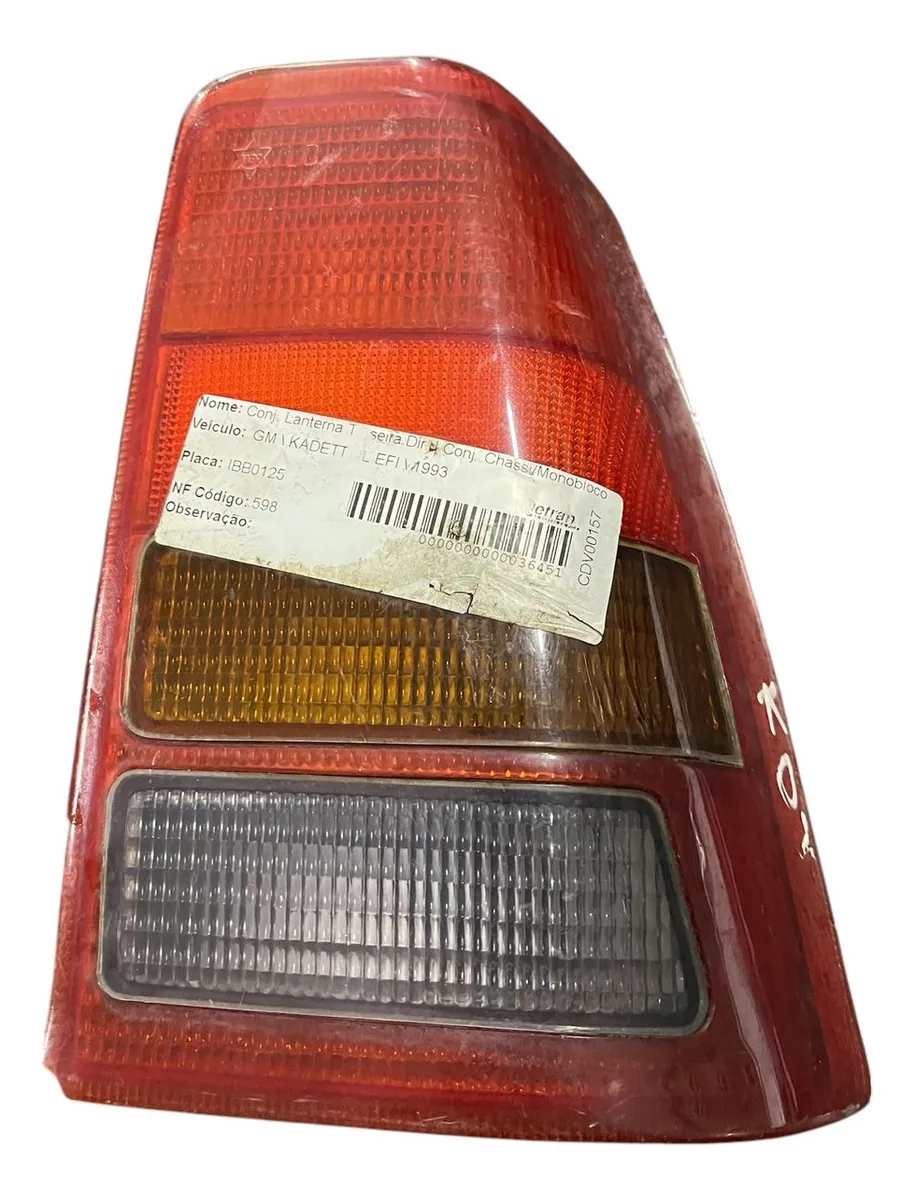 Lanterna Traseira Direita Gm Kadett 1993