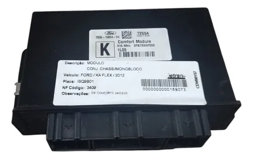 Modulo Trava Porta Ford Ka 2012