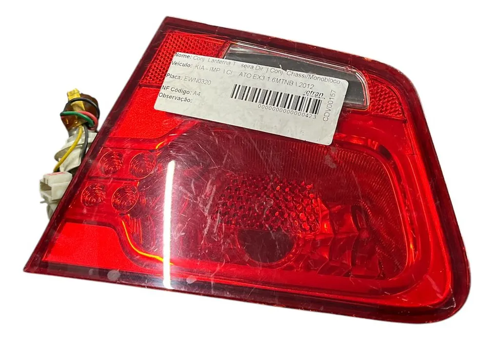 Lanterna Traseira Direita Kia Cerato 1.6 2012