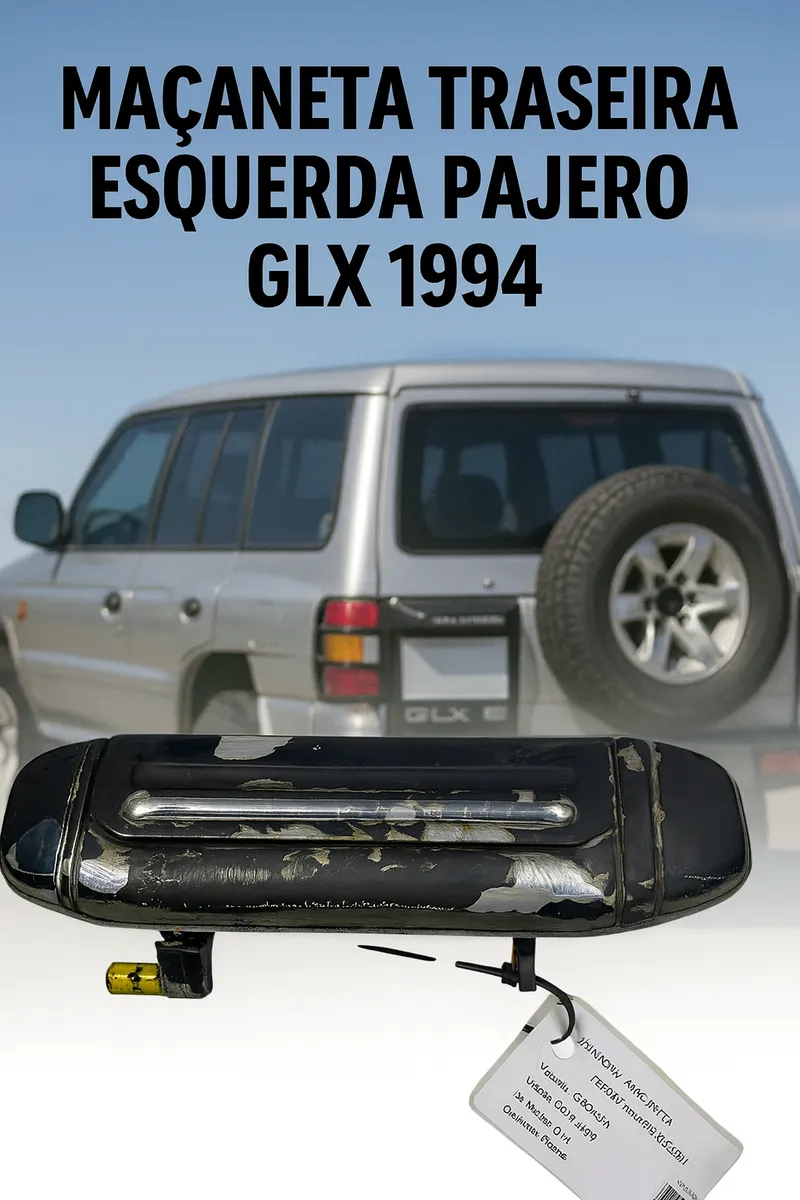 Maçaneta Traseira Esquerda Pajero Glx 1994 Original