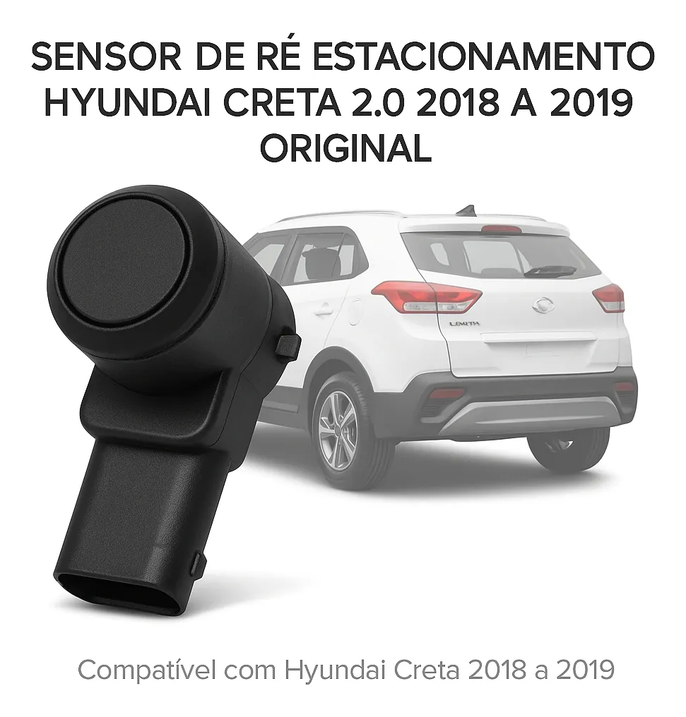 Sensor Ré Estacionamento Hyundai Creta 2.0 2018 A 2019