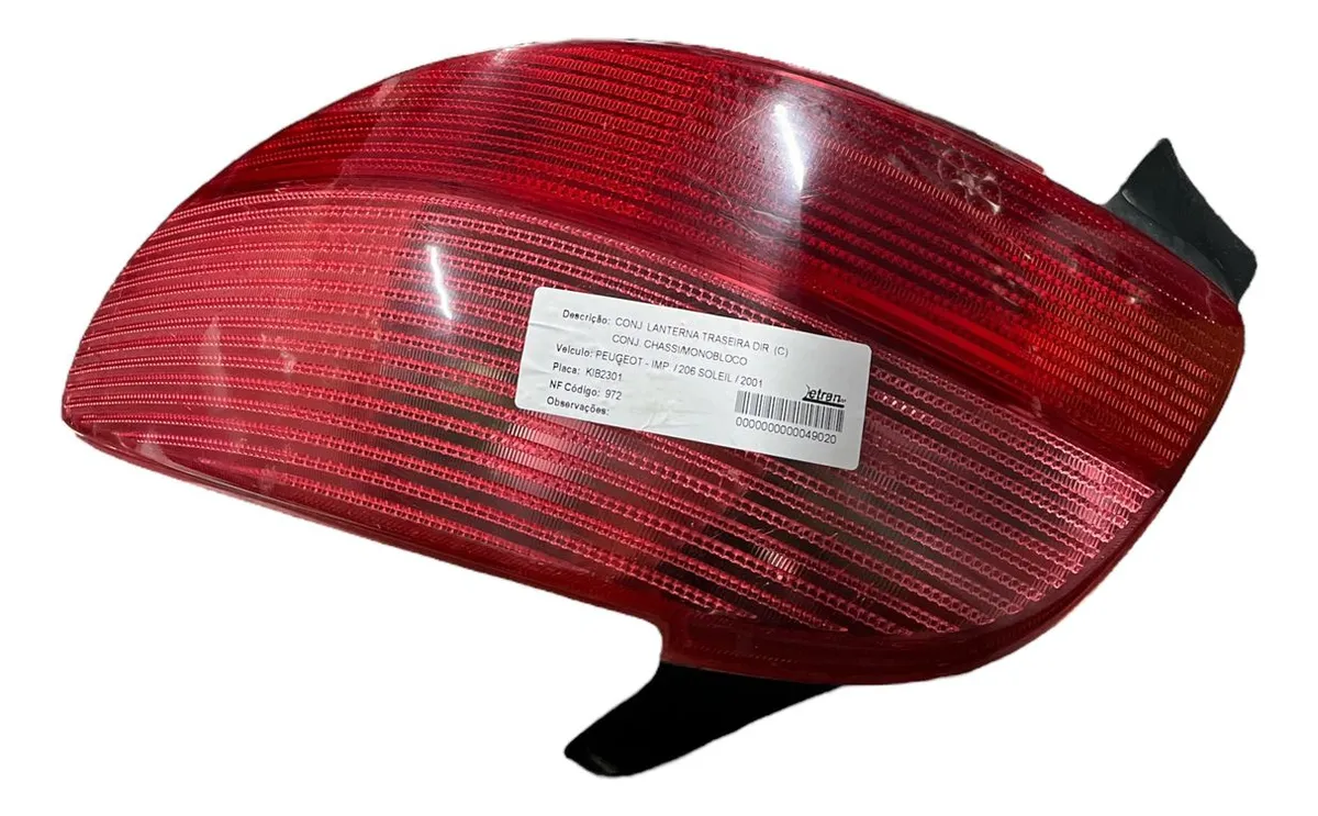 Lanterna Traseira Direita Peugeot 306 1999