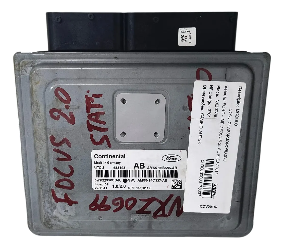 Módulo Caixa Câmbio Automático Focus 2.0 Flex 2012